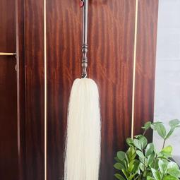 太極拂塵真馬尾佛沉戲劇法器高檔檀木柄家用甩子廠家直銷定制佛塵 歷史價格詳細信息