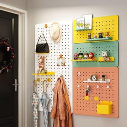 鐵藝墻上置物架免打孔客廳電視墻面裝飾隔板壁掛廚房臥室掛墻書架 歷史價格詳細信息