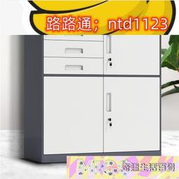 鐵皮文件櫃辦公室資料儲物櫃檔案更 矮櫃書櫃抽屜置物櫃收納櫃子 歷史價格詳細信息