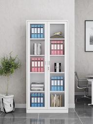 推拉資料文件櫃鐵皮櫃 對開門櫃 鐵皮文件櫃 檔案儲物辦公櫃 歷史價格詳細信息