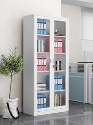 推拉資料文件櫃鐵皮櫃 對開門櫃 鐵皮文件櫃 檔案儲物辦公櫃 歷史價格詳細信息