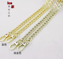 鍊條 肩帶 包帶 包包配件1.6cm寬 淺金色 五排壓花鍊條包包鍊子 裝飾鍊 包帶配件 歷史價格詳細信息