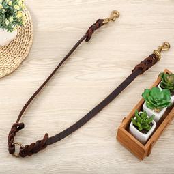 寵物頭層牛皮狗狗牽引繩小中大型犬狗鏈訓練繩馬犬拉布拉多金毛狗繩牽引繩 歷史價格詳細信息