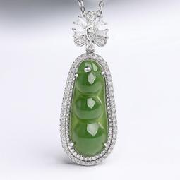 s925銀鑲嵌和田玉碧玉面吊墜時尚簡約女款項鍊氣質百搭項墜 歷史價格詳細信息