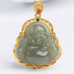 S925銀鑲嵌菠菜綠天然和田碧玉四季豆吊墜/玉吊墜 歷史價格詳細信息