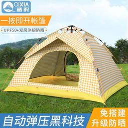 露營帳篷&spades;戶外帳篷露營帳篷 全自動彈開帳篷 野餐加厚帳篷 防暴雨 便攜式 可折疊野營遮陽篷 歷史價格詳細信息