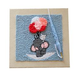 刺繡材料包 毛線手工藝 diy 俄羅斯戳戳繡 欧式兒童十字繡貓咪可愛卡通小件手工簡單線繡小幅掛件初學者新手刺繡 歷史價格詳細信息