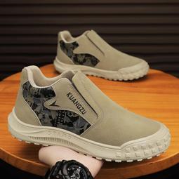 男鞋秋冬季厚底工作防滑耐磨男士勞保潮鞋2023新款加絨棉鞋馬丁靴 歷史價格詳細信息