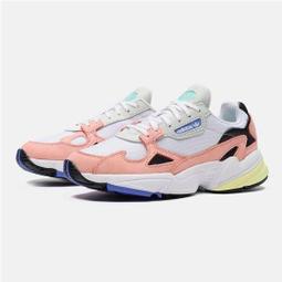 現貨 iShoes正品 Adidas Falcon W 女鞋 黑 白 復古 穿搭 明星款 老爹鞋 休閒鞋 B28129 歷史價格詳細信息