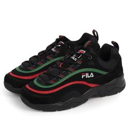 FILA RAY RUN 全白 米灰 刺繡 復古 老爹鞋 皮革 麂皮 3M反光條 輪胎紋 男女鞋 韓國限定 歷史價格詳細信息