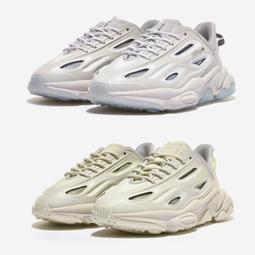 正品 【免運】Adidas Ozweego 米白灰 復古鞋 麂皮老爹鞋 熒光 EE6464 歷史價格詳細信息