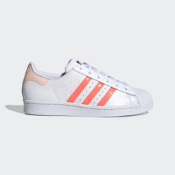 現貨 iShoes正品 Adidas Superstar 女鞋 白 銀 皮革 復古 經典 運動 休閒鞋 FX2329 歷史價格詳細信息