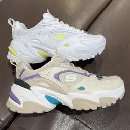 現貨 iShoes正品 Skechers D Lites 4.0 女鞋 粉 白 復古 休閒鞋 老爹鞋 149491ROS 歷史價格詳細信息