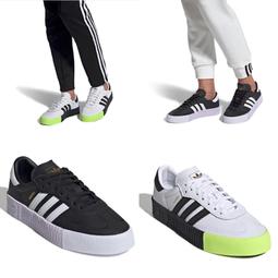 adidas 休閒鞋 Sambarose W 白 粉紫 小白鞋 三葉草 女鞋 百搭款【ACS】 FV0770 歷史價格詳細信息