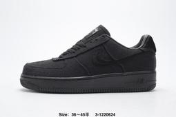 Stussy x Nike Air Force 1 全黑 中童 DD1578-001 歷史價格詳細信息