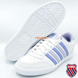 K-SWISS 皮質休閒運動鞋 女款 白.藍.紅 NO.J0778【新竹皇家 96963-117】 歷史價格詳細信息