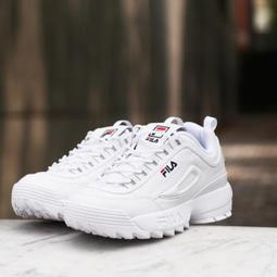 FILA 休閒鞋 老爹鞋 DISRUPTOR 2 EXP 白藍紅 峮峮 代言款 增高 女 5C114X123 歷史價格詳細信息
