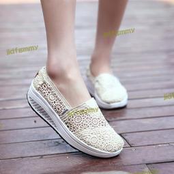 厚底小白鞋女單鞋2023新款夏季網鞋女透氣網面內增高女鞋運動板鞋 歷史價格詳細信息