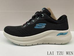 Skechers Arch Fit 2.0 [150066WWBL] 女 休閒鞋 寬楦 厚底 套入式 瞬穿 白 藍 歷史價格詳細信息