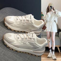 奧古獅登輕便顯腳小老爹鞋女款新款春季增高運動鞋厚底小白鞋 歷史價格詳細信息