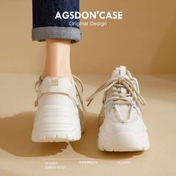 厚底老爹鞋女款新款春季輕便增高徒步登山鞋炸街顯腳小運動鞋 歷史價格詳細信息