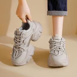 爆款女鞋運動鞋女秋季網面透氣減震輕便跑步鞋室內軟底跳繩健身鞋 歷史價格詳細信息