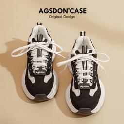 春季男鞋黑色運動鞋輕便軟底跑步鞋皮面防水旅遊鞋健步鞋 歷史價格詳細信息