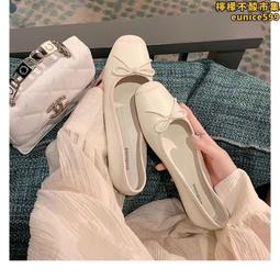 芭蕾單鞋女2024新款夏季法式平底配裙子淺口一腳蹬蛋卷涼鞋子船鞋 歷史價格詳細信息