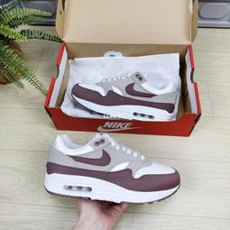 現貨 iShoes正品 Nike Air Max 1 情侶鞋 白 酒紅 麂皮 氣墊 復古 休閒鞋 FD9082-106 歷史價格詳細信息