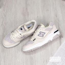 NEW BALANCE 休閒鞋 NB 550 白 奶茶色 皮革 復古鞋 女 BBW550BK 歷史價格詳細信息