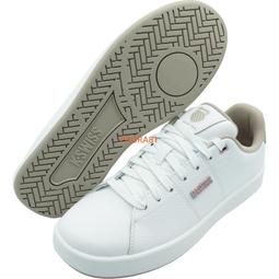 K-SWISS 白X綠 Slamm 99 CC 皮質休閒運動鞋(全車線鞋底)【有12號、13號】318K 免運費加贈襪子 歷史價格詳細信息
