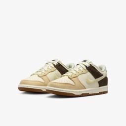 休閒鞋 Dunk Low GS 大童 女鞋 椰奶色 棕 燈芯絨 低筒 HQ3474-171 歷史價格詳細信息