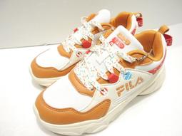 Fila 休閒鞋 Hidden Tape 5 女鞋 白藍 黃 基本款 老爹鞋 皮革 厚底 斐樂 5J929W133 歷史價格詳細信息
