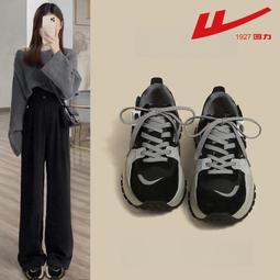 女鞋2023新款秋季爆款運動鞋女輕便跑步減震秋冬加絨休閒老爹潮鞋 歷史價格詳細信息