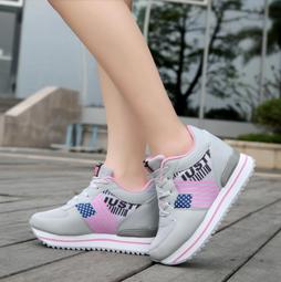 【潮鞋基地】春秋新款廣場舞鞋真皮網面健身現代舞蹈鞋女軟底增高跳舞鞋8611 歷史價格詳細信息