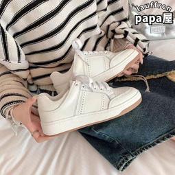 小個子厚底小白鞋女2024年春季新款防滑松糕顯瘦學生運動休閒板鞋 歷史價格詳細信息