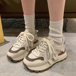 爆款鞋子厚底老爹鞋休閒百搭網鞋女夏季透氣網面女鞋運動鞋旅遊鞋 歷史價格詳細信息