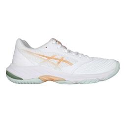 Asics Netburner Ballistic FF 3 [1052A069-700] 女 排球鞋 運動 靈活 粉金 歷史價格詳細信息