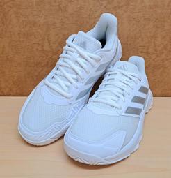 adidas 愛迪達 網球鞋 CourtJam Control 3 W 女鞋 白 銀 緩衝 抓地 運動鞋 ID2457 歷史價格詳細信息