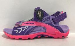 LOTTO排水磁扣涼鞋三段式調整鬆緊可拆式後帶大童段紫JHS杰恆社20211207a 歷史價格詳細信息