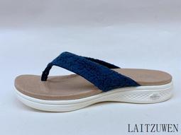 Skechers On-The-Go 米白 避震 瑜珈鞋墊 休閒 拖鞋 女款 J1869【新竹皇家140740NAT】 歷史價格詳細信息