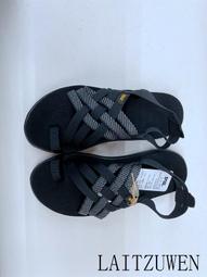 Teva 夾腳涼鞋 VOYA Strappy 黑灰 女鞋 交叉織帶 快乾設計 記憶鞋床 【ACS】 1099271HBK 歷史價格詳細信息