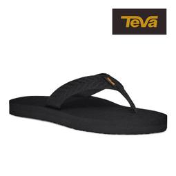 【TEVA】女 Mush II 經典織帶夾腳拖鞋/雨鞋/水鞋-片段黑灰 (原廠現貨) 歷史價格詳細信息