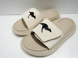 【KangaROOS 美國袋鼠鞋】女 HYPER SLIDE 厚底 增高 Q彈避震 舒適涼拖鞋(灰黑-KW31920) 歷史價格詳細信息