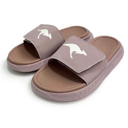 【KangaROOS 美國袋鼠鞋】女鞋 HYPER SLIDE 魔鬼氈 止滑 運動涼拖鞋 (紫-KW41973) 歷史價格詳細信息