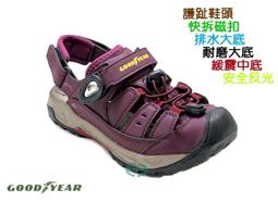 【固特異GOODYEAR】女款護趾磁扣運動涼鞋-灰紫GAWS42608 G58 歷史價格詳細信息