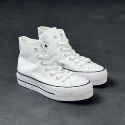 CONVERSE 帆布鞋 CHUCK TAYLOR ALL STAR LIFT 厚底 黑色 低筒 休閒 女 560250C 歷史價格詳細信息