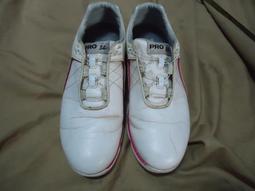 FJ 白色真皮旋鈕高爾夫球鞋,JPN235/USA6.5,鞋內長24.2cm,降價大出清 歷史價格詳細信息