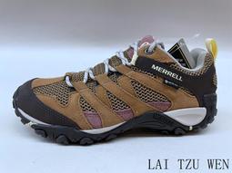 Merrell Alversrone Gtx 咖啡紅色 網布 健行運動鞋 女款 NO.I9910【新竹皇家】 歷史價格詳細信息