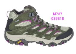 Merrell Moab 3 Mid GTX [ML036866] 女 戶外鞋 郊山 健行 防水 止滑 黃金大底 紅 棕 歷史價格詳細信息